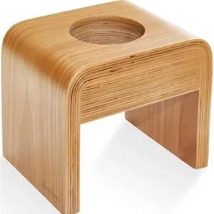 Lovesac Sactionals straight arm drink holder- hickory